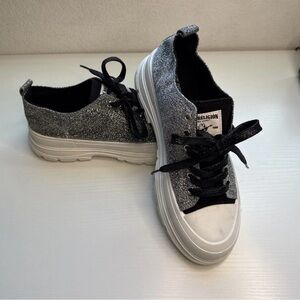 True Religion Janis chunky Glitter Sneakers women’s size 9.5